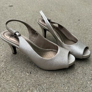 Champagne colored heels